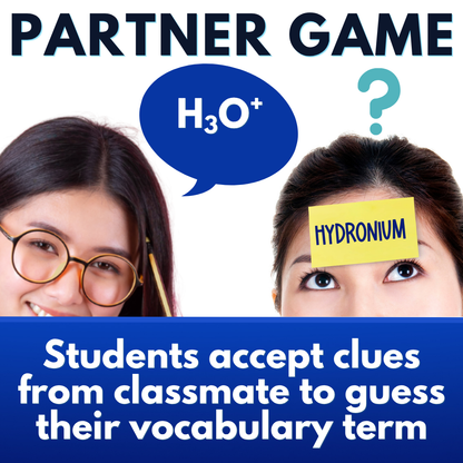 Acids and Bases Vocabulary Review Puzzles, Crossword, Flash Cards, Quiz & More