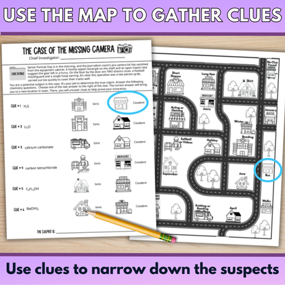 Ionic vs. Covalent Mystery Worksheet Activity, Properties, Formulas, and Names