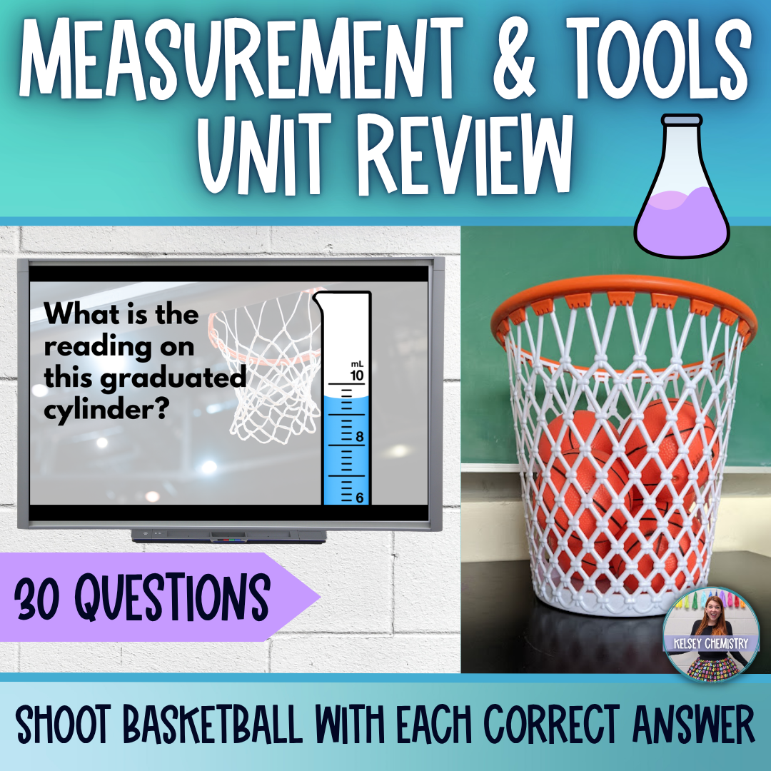 Chemistry Review Measurement and Tools Unit Trashketball Class Activity