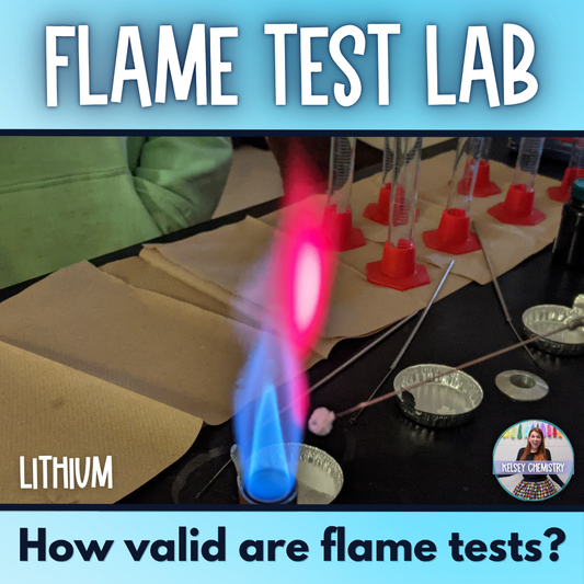 Flame Test Electron Excitation Lab Activity