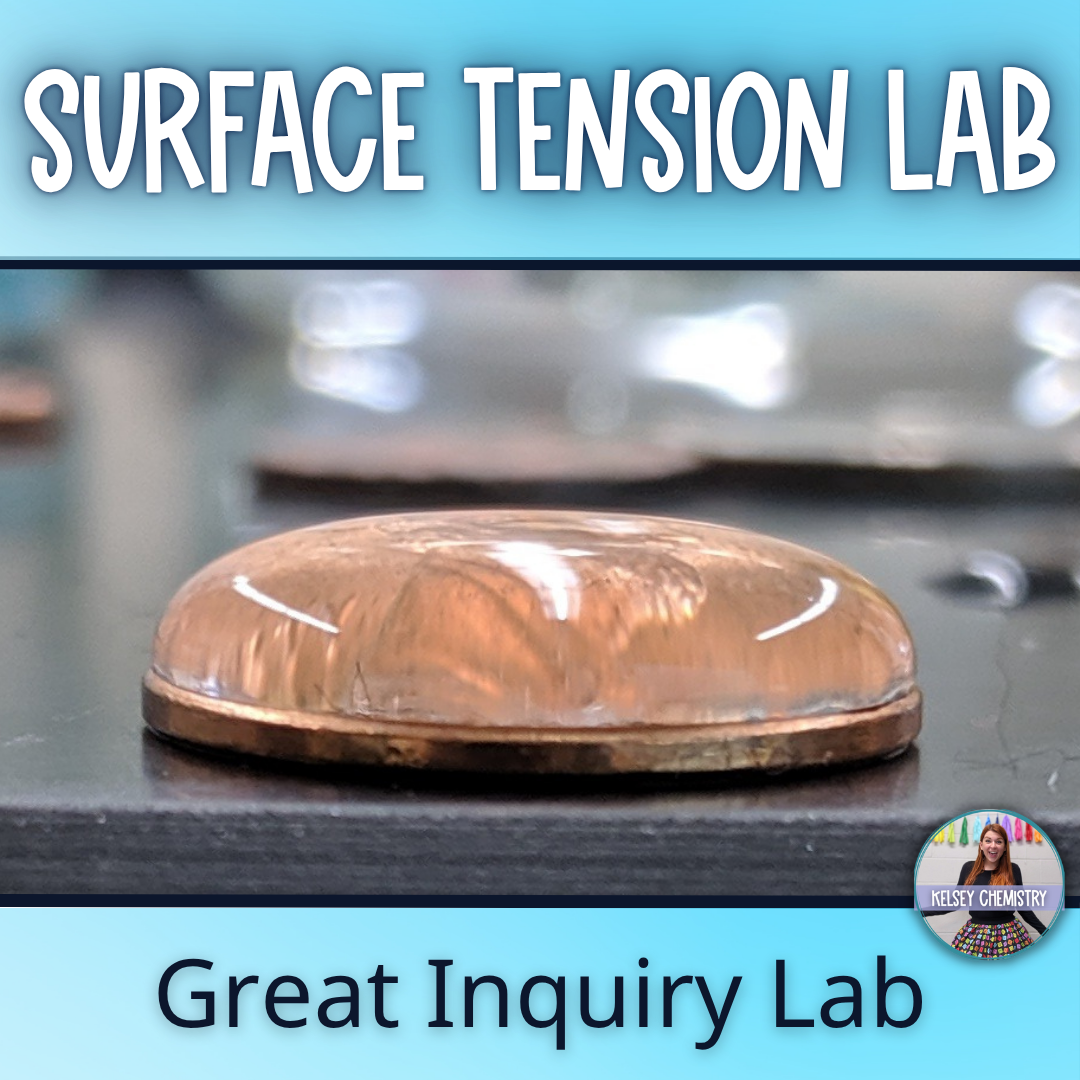 Effects of Intermolecular Forces Penny Drop Inquiry Lab Activity