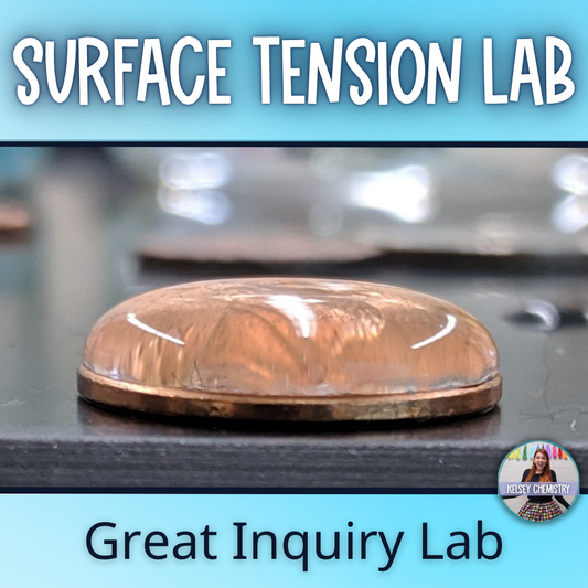 Effects of Intermolecular Forces Penny Drop Inquiry Lab Activity