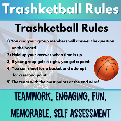 Chemistry Review Measurement and Tools Unit Trashketball Class Activity