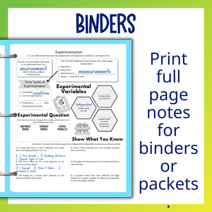 Scientific Measurement for Chemistry Guided Notes Unit with Worksheets and Test
