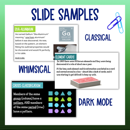 Periodic Table Guided Notes Unit, Practice Worksheets Test Vocabulary Activities