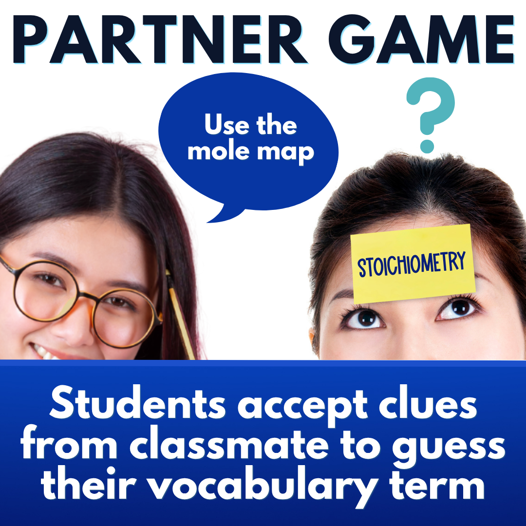Stoichiometry Vocabulary Quiz and Puzzle Bundle - Crossword, Joke Game, Dominoes